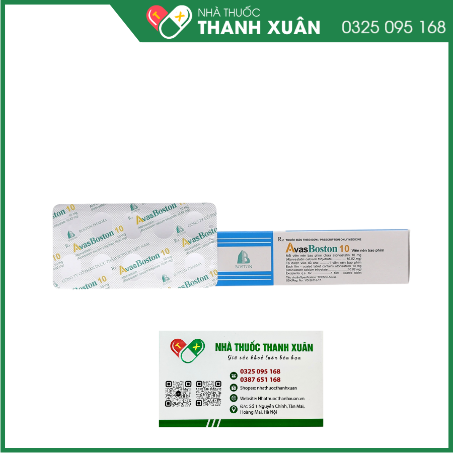 AvasBoston 10 điều trị rối loạn mỡ máu